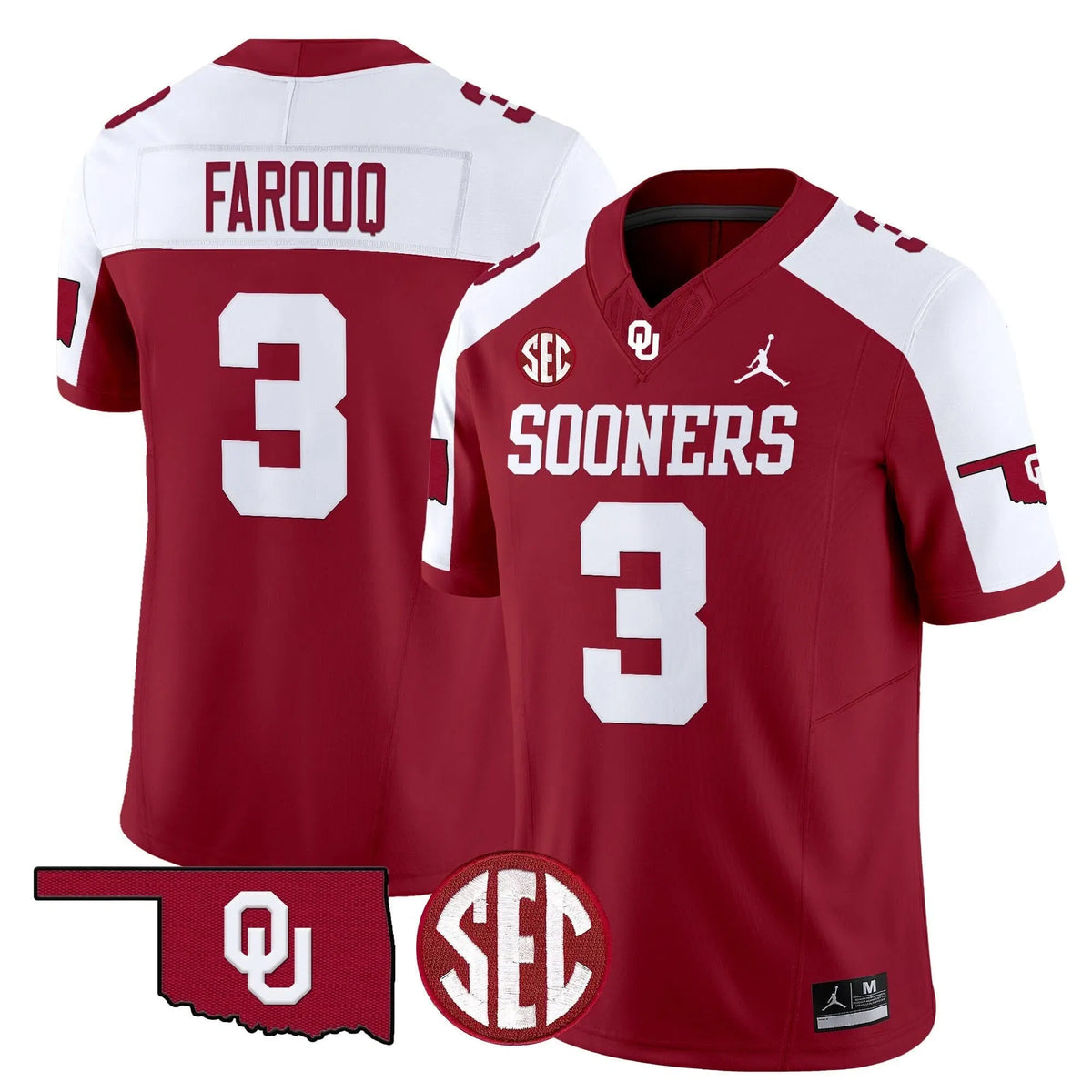 Personalized OS 2026 Vapor Limited Jersey - SEC Patch - Alternate / Jalil Farooq Stitched