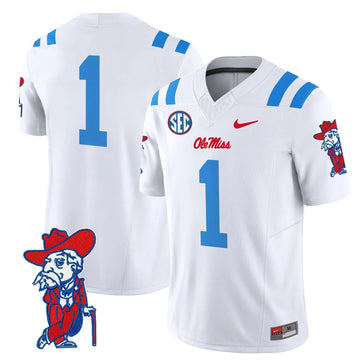 Personalized OMB 2026 Vapor Limited Jersey V2 - White Limited / #1 Team Stitched