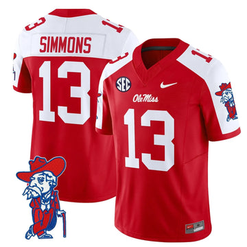 Personalized OMB 2026 Vapor Limited Jersey V2 - Red Alternate / Austin Simmons Stitched