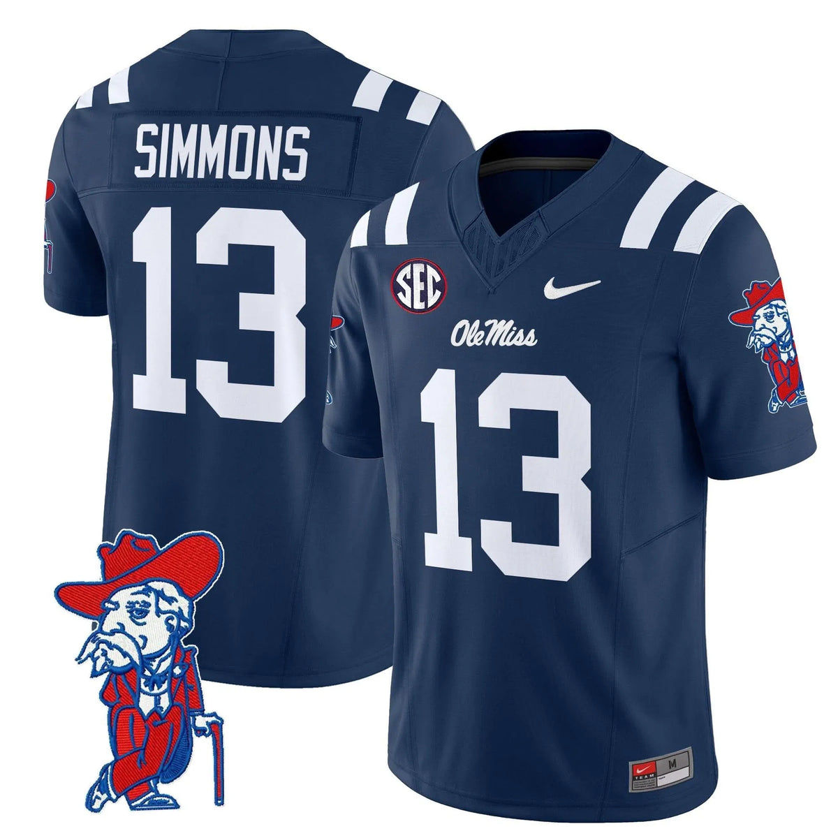 Personalized OMB 2026 Vapor Limited Jersey V2 - Navy / Austin Simmons Stitched