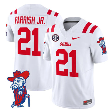 Personalized OMB 2026 Vapor Limited Jersey V2 - White / Henry Parrish Jr. Stitched