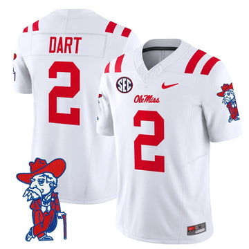 Personalized OMB 2026 Vapor Limited Jersey V2 - White / Jaxson Dart Stitched