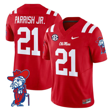 Personalized OMB 2026 Vapor Limited Jersey V2 - Red / Henry Parrish Jr. Stitched