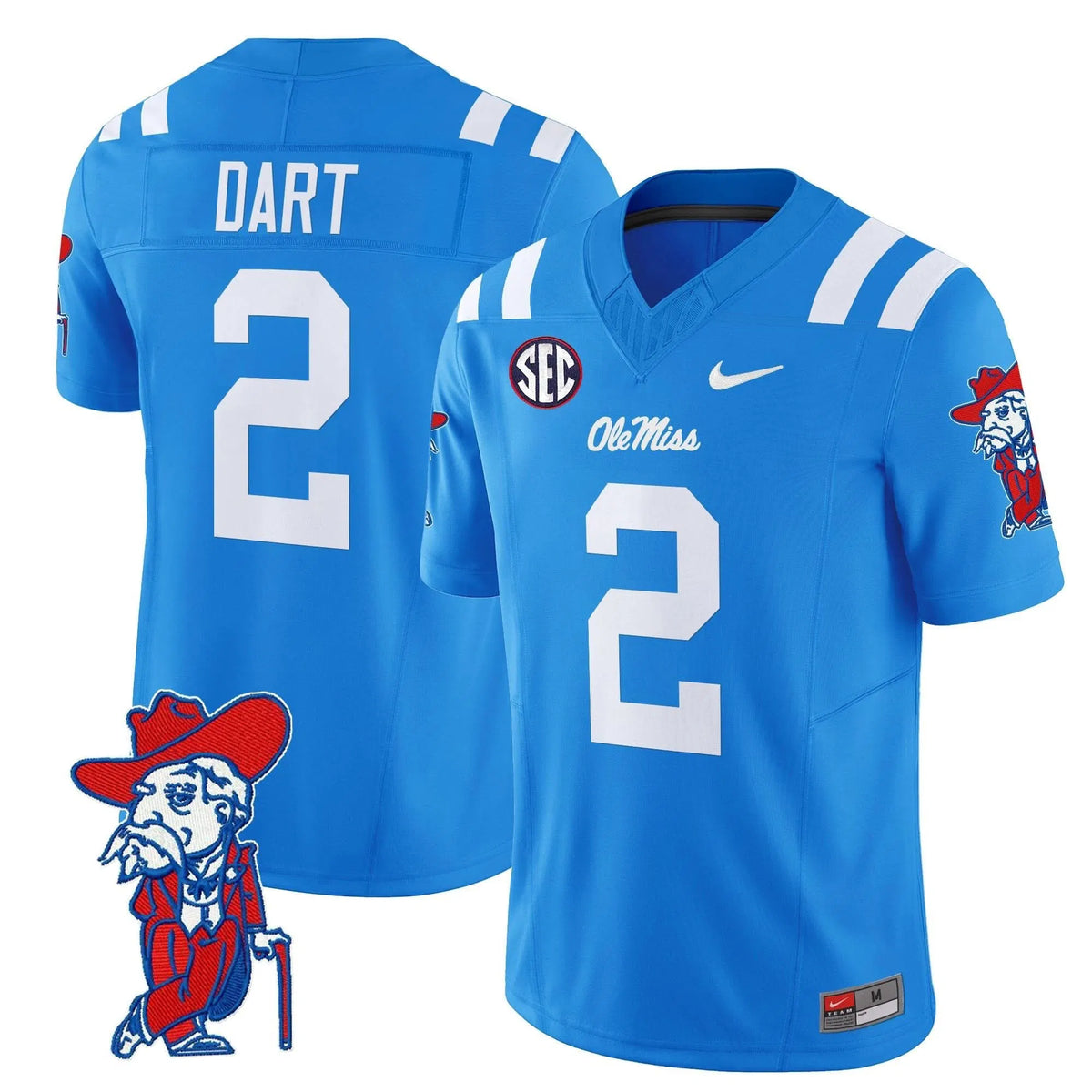 Personalized OMB 2026 Vapor Limited Jersey V2 - Powder Blue / Jaxson Dart Stitched
