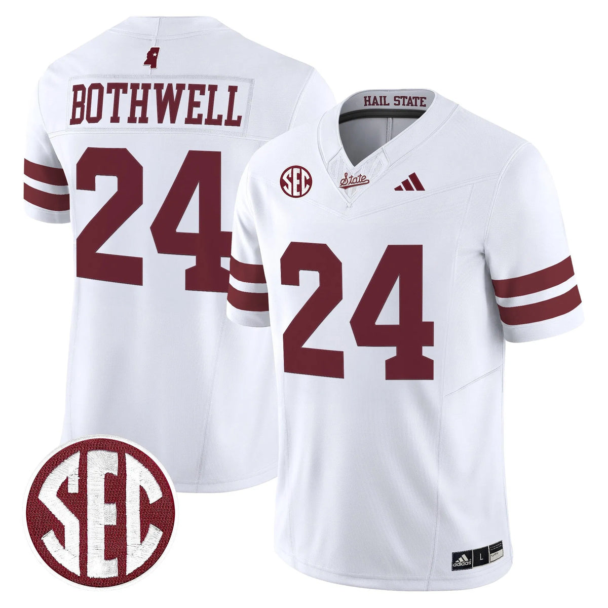 Personalized MSB 'Dark Mode' Vapor Limited Jersey - White / Fluff Bothwell Stitched