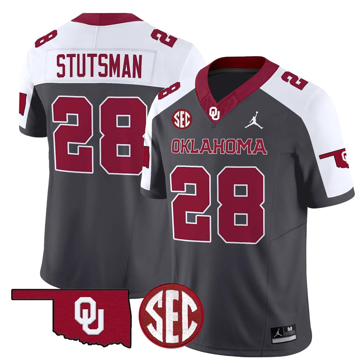 Personalized OS 2026 Vapor Limited Jersey - SEC Patch - Special Anthracite / Danny Stutsman Stitched