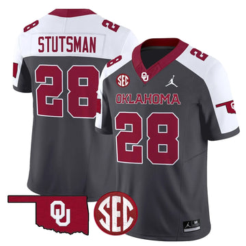 Personalized OS 2026 Vapor Limited Jersey - SEC Patch - Special Anthracite / Danny Stutsman Stitched