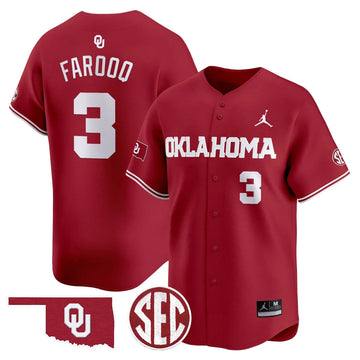 Personalized OS 2026 Vapor Premier Limited Jersey - SEC Patch - Crimson / Jalil Farooq Stitched