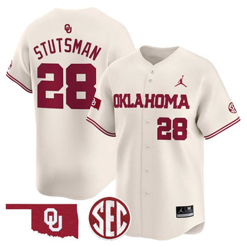 Personalized OS 2026 Vapor Premier Limited Jersey - SEC Patch - Cream / Danny Stutsman Stitched