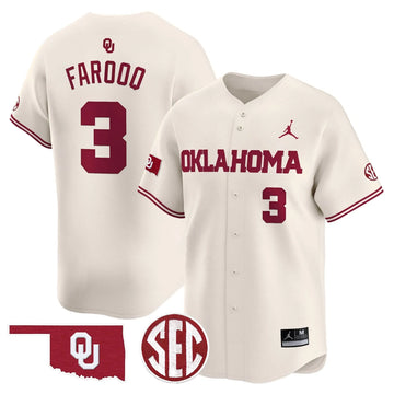 Personalized OS 2026 Vapor Premier Limited Jersey - SEC Patch - Cream / Jalil Farooq Stitched