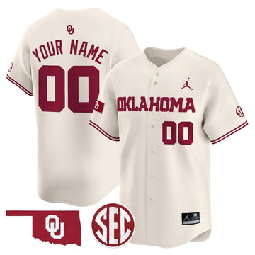Personalized OS 2026 Vapor Premier Limited Custom Jersey - SEC Patch - Cream Stitched