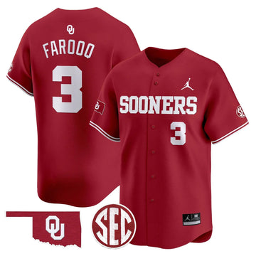Personalized OS 2026 Vapor Premier Limited Jersey V2 - SEC Patch - Crimson / Jalil Farooq Stitched