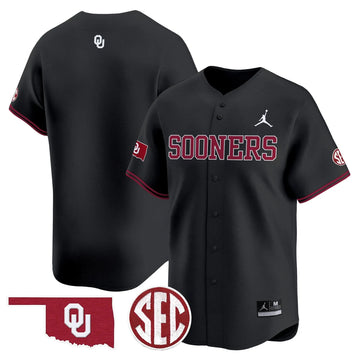 Personalized OS 2026 Vapor Premier Limited Jersey V2 - SEC Patch - Black / Team Stitched