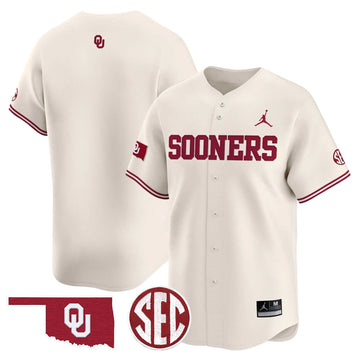 Personalized OS 2026 Vapor Premier Limited Jersey V2 - SEC Patch - Cream / Team Stitched