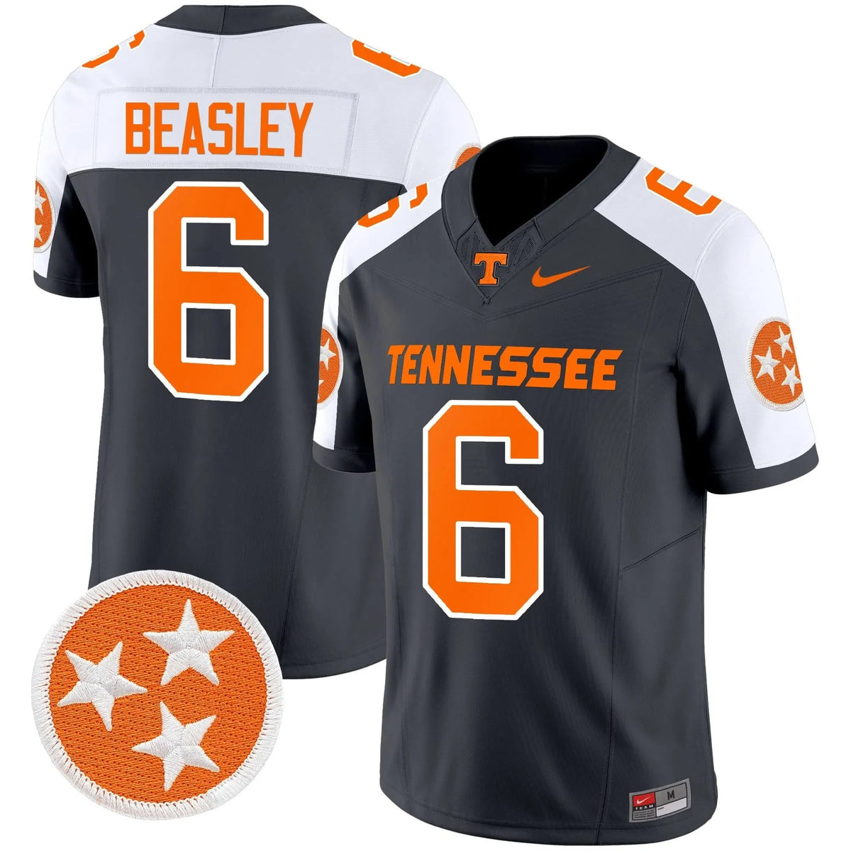Personalized TV 2026 Vapor Limited Jersey - Grey Alternate / Aaron Beasley Stitched