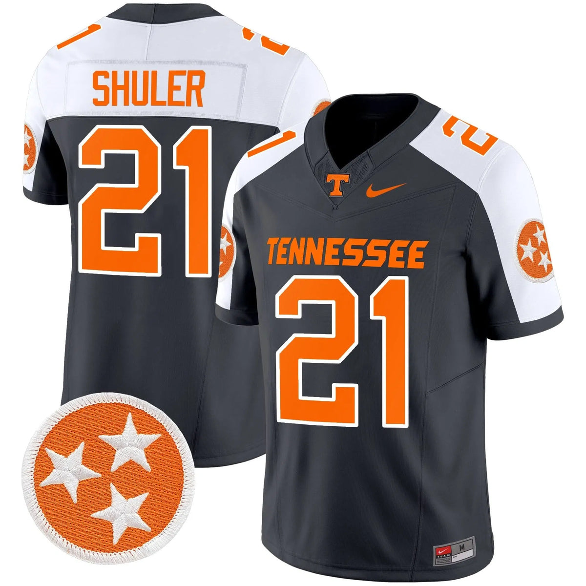 Personalized TV 2026 Vapor Limited Jersey - Grey Alternate / Navy Shuler Stitched