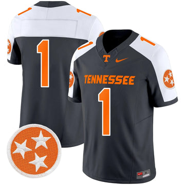 Personalized TV 2026 Vapor Limited Jersey - Grey Alternate / #1 Team Stitched