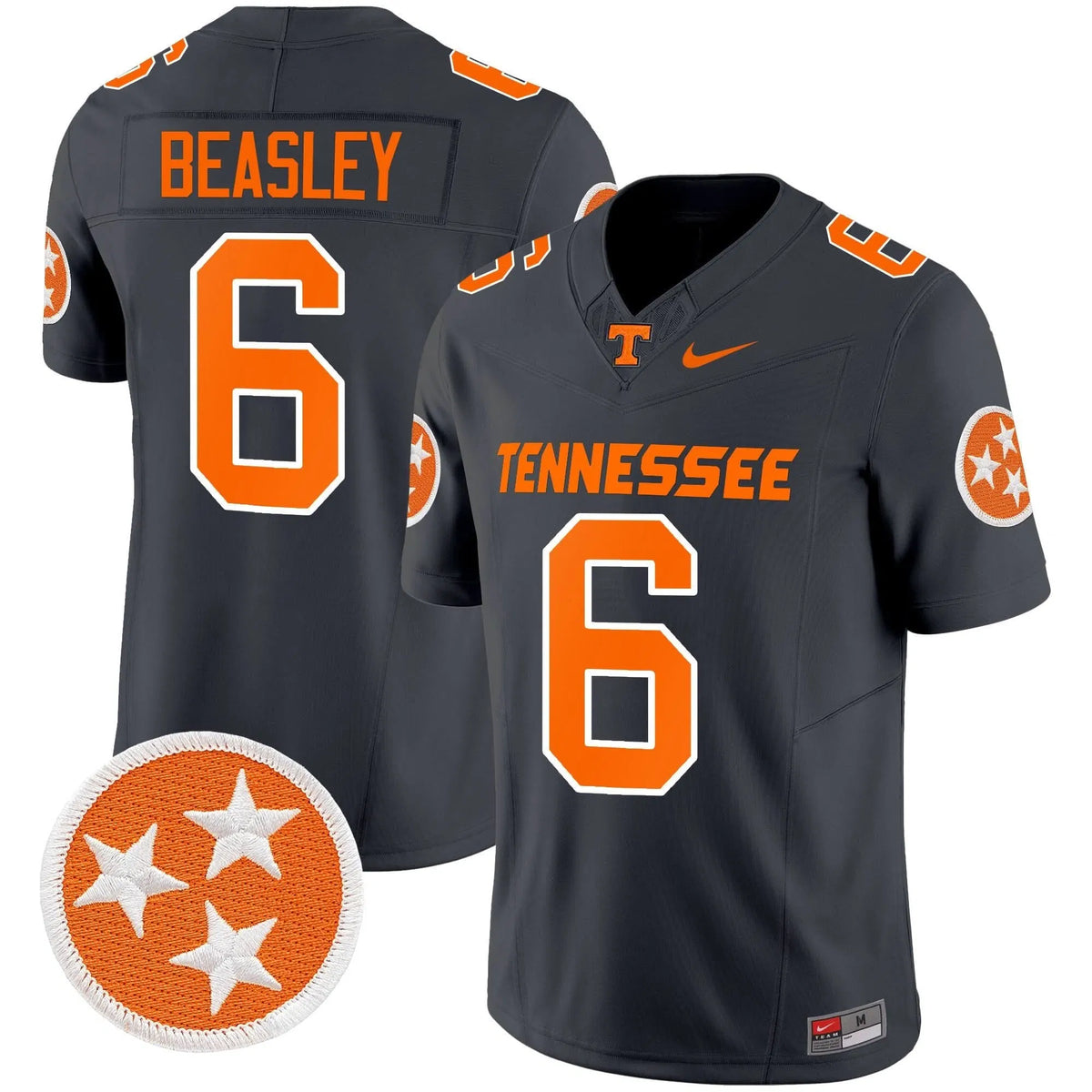 Personalized TV 2026 Vapor Limited Jersey - Smokey Grey / Aaron Beasley Stitched