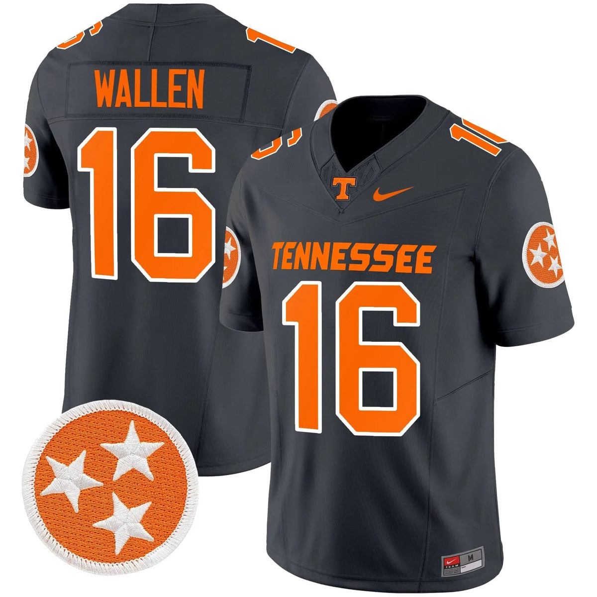 Personalized TV 2026 Vapor Limited Jersey - Smokey Grey / Morgan Wallen Stitched
