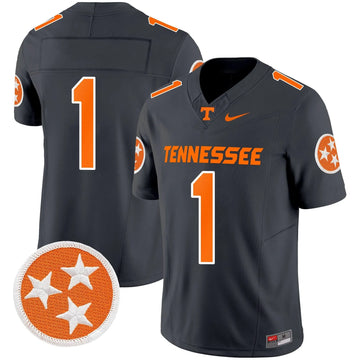 Personalized TV 2026 Vapor Limited Jersey - Smokey Grey / #1 Team Stitched