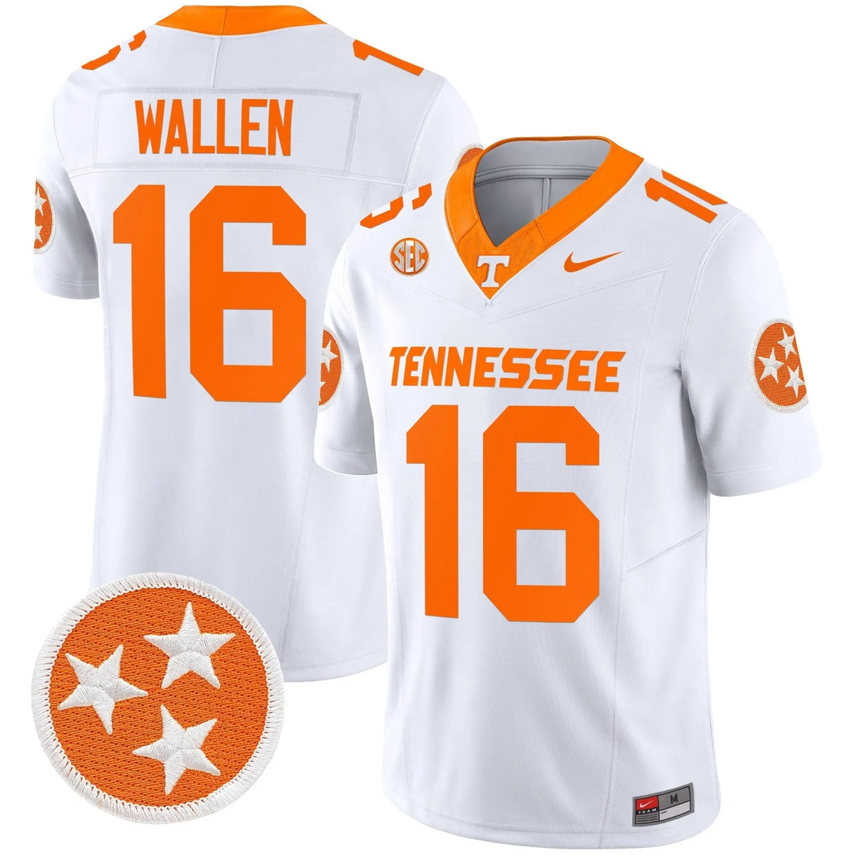 Personalized TV 2026 Vapor Limited Jersey - White / Morgan Wallen Stitched