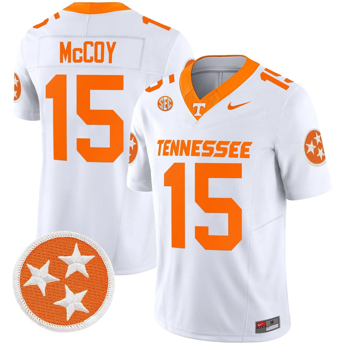 Personalized TV 2026 Vapor Limited Jersey - White / Bru McCoy Stitched