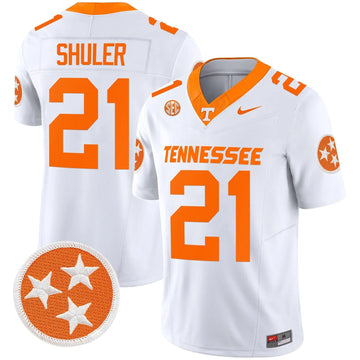 Personalized TV 2026 Vapor Limited Jersey - White / Navy Shuler Stitched