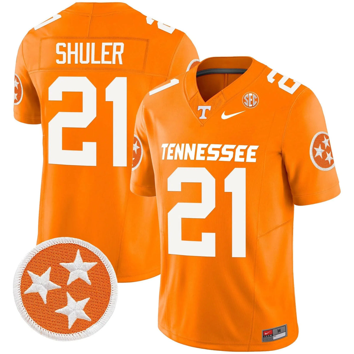 Personalized TV 2026 Vapor Limited Jersey - Orange / Navy Shuler Stitched