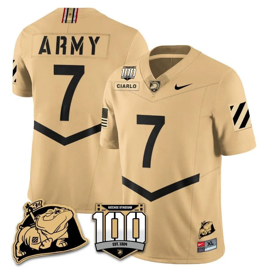 Personalized ABK 100th Anniversary Patch Vapor Jersey - Gold / Jimmy Ciarlo Stitched