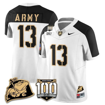 Personalized ABK 100th Anniversary Patch Vapor Jersey - White Alternate / Bryson Daily Stitched
