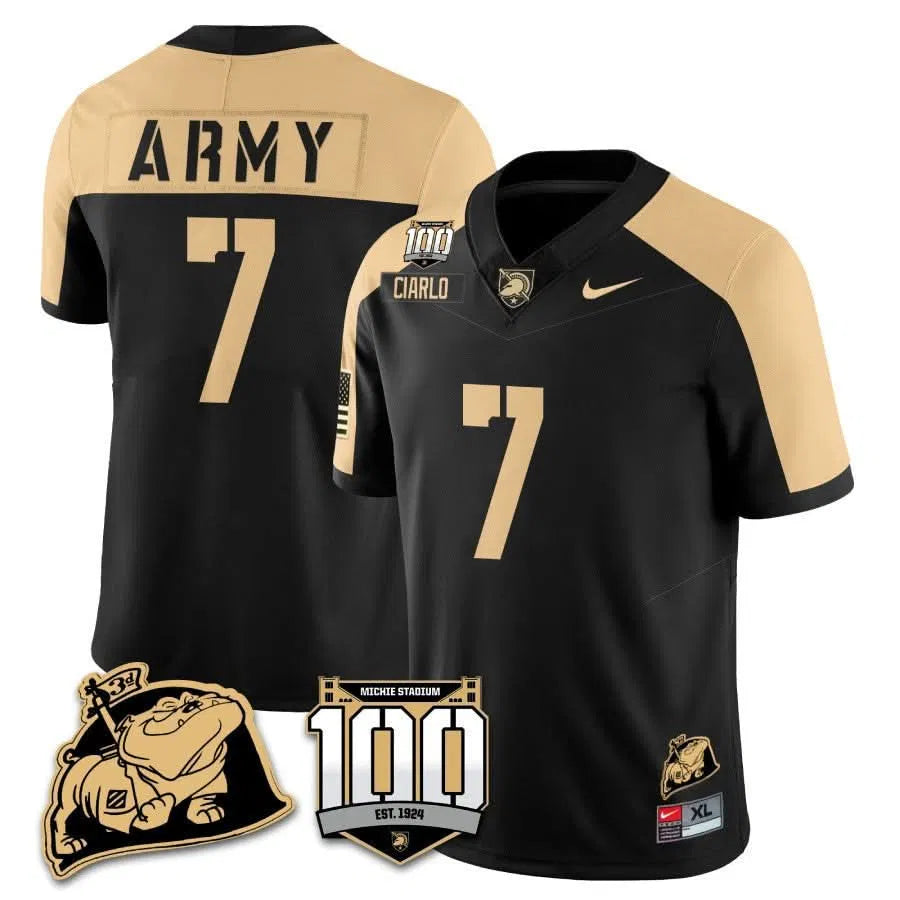 Personalized ABK 100th Anniversary Patch Vapor Jersey - Black Alternate / Jimmy Ciarlo Stitched