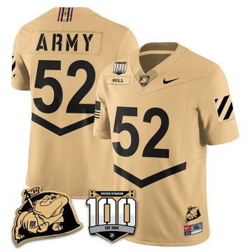 Personalized ABK 100th Anniversary Patch Vapor Jersey - Gold / Austin Hill Stitched