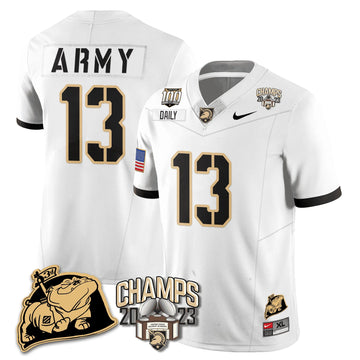Personalized ABK 2023 CIC Trophy Champion Patch Jersey - Bryson Daily / White Stitched