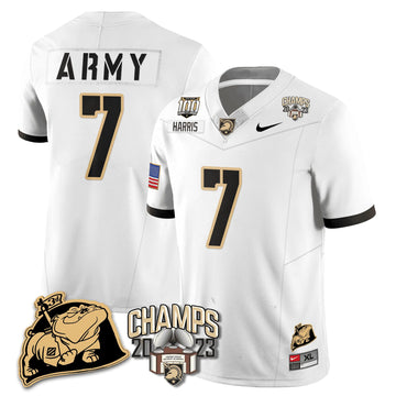 Personalized ABK 2023 CIC Trophy Champion Patch Jersey - Champ Harris / White Stitched