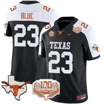 Personalized TL 2026 Vapor Limited Jersey - 100 years of Darrell K Royal - Black Alternate / Jaydon Blue Stitched