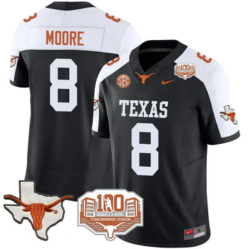 Personalized TL 2026 Vapor Limited Jersey - 100 years of Darrell K Royal - Black Alternate / Trey Moore Stitched