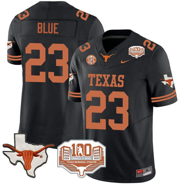 Personalized TL 2026 Vapor Limited Jersey - 100 years of Darrell K Royal - Black / Jaydon Blue Stitched