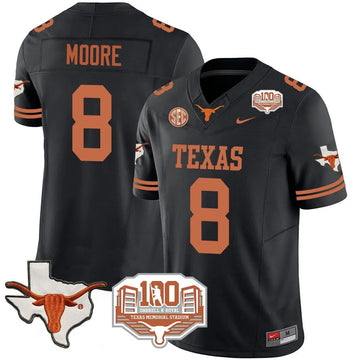 Personalized TL 2026 Vapor Limited Jersey - 100 years of Darrell K Royal - Black / Trey Moore Stitched