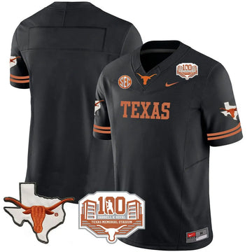 Personalized TL 2026 Vapor Limited Jersey - 100 years of Darrell K Royal - Black / Team Stitched