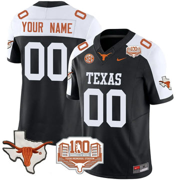 Personalized TL 2026 Vapor Limited Custom Jersey - 100 years of Darrell K Royal - Black Alternate Stitched
