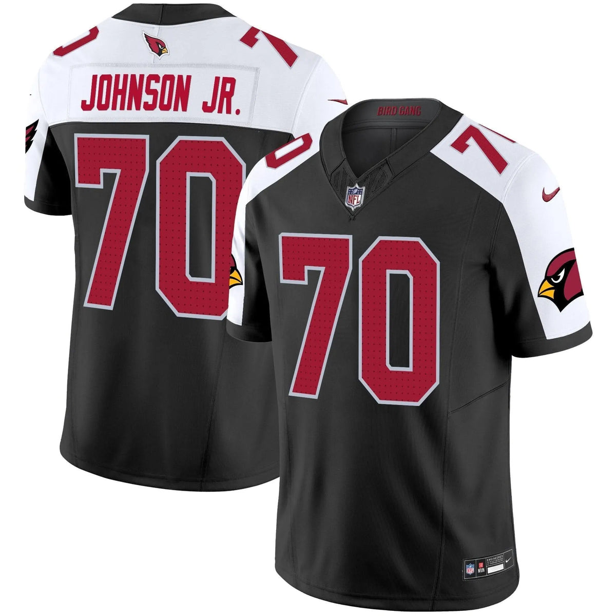 Personalized AC 2026 Vapor Limited Jersey - Black Alternate / Paris Johnson Jr. Stitched