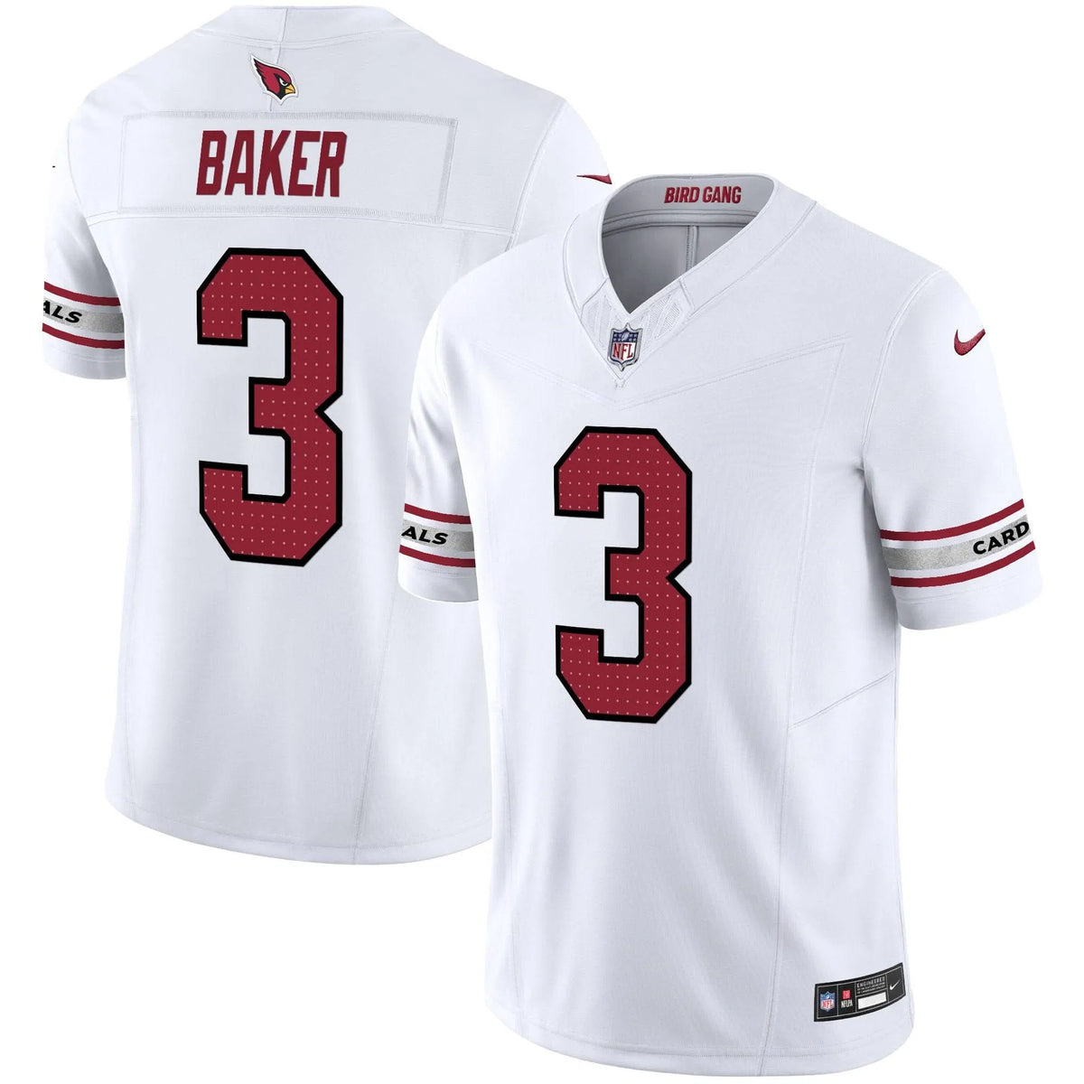 Personalized AC 2026 Vapor Limited Jersey - White / Budda Baker Stitched