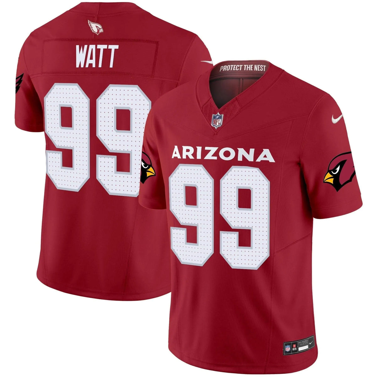 Personalized AC 2026 Vapor Limited Jersey - Red / J.J. Watt Stitched