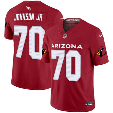 Personalized AC 2026 Vapor Limited Jersey - Red / Paris Johnson Jr. Stitched