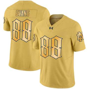 Personalized NDFI Vapor Limited Jersey - Gold / Mitchell Evans Stitched