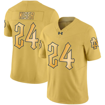 Personalized NDFI Vapor Limited Jersey - Gold / Jack Kiser Stitched
