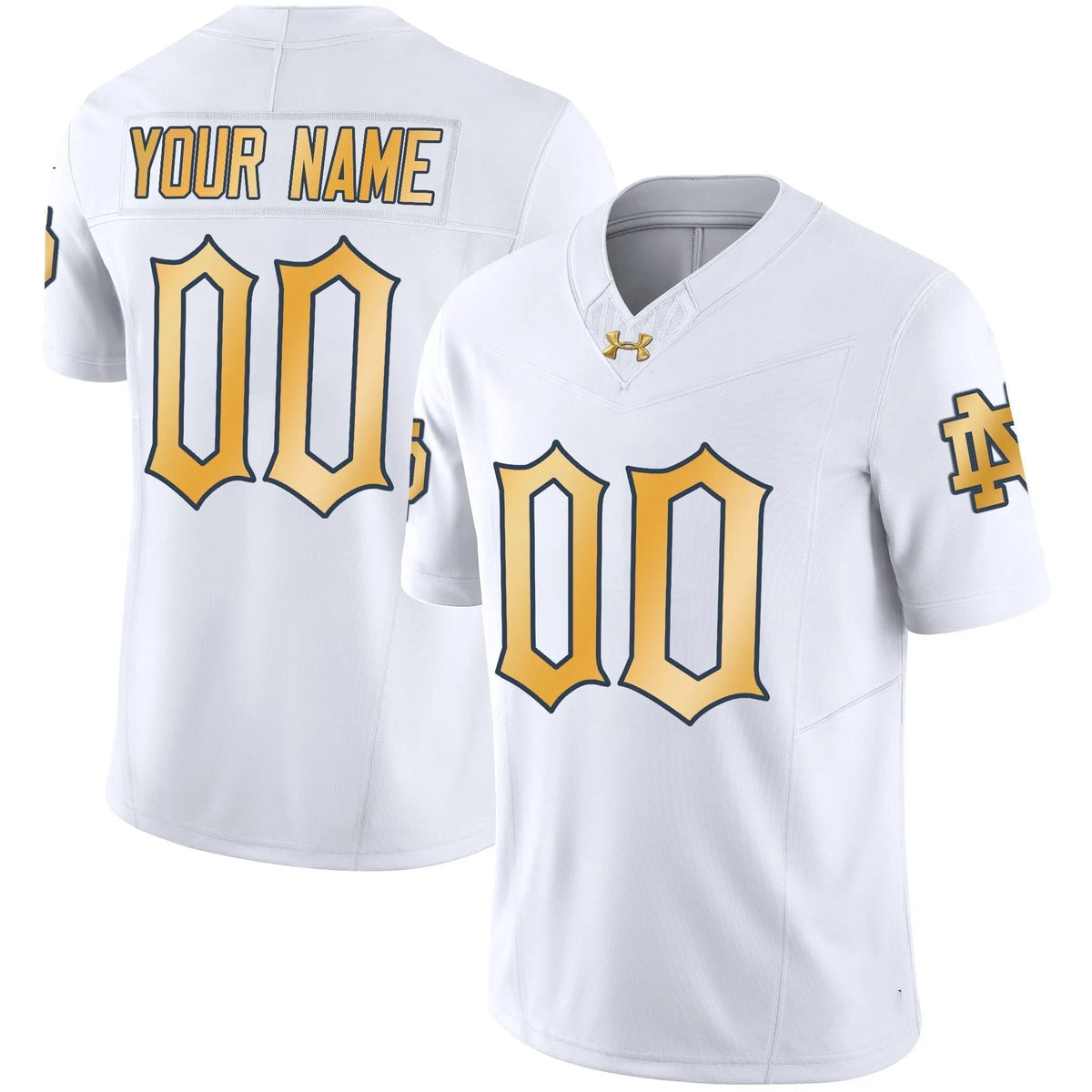 Personalized NDFI 2026 Vapor Limited Custrom Jersey - White Stitched