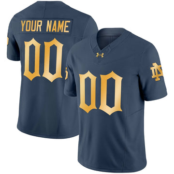 Personalized NDFI 2026 Vapor Limited Custrom Jersey - Blue-Gray Stitched
