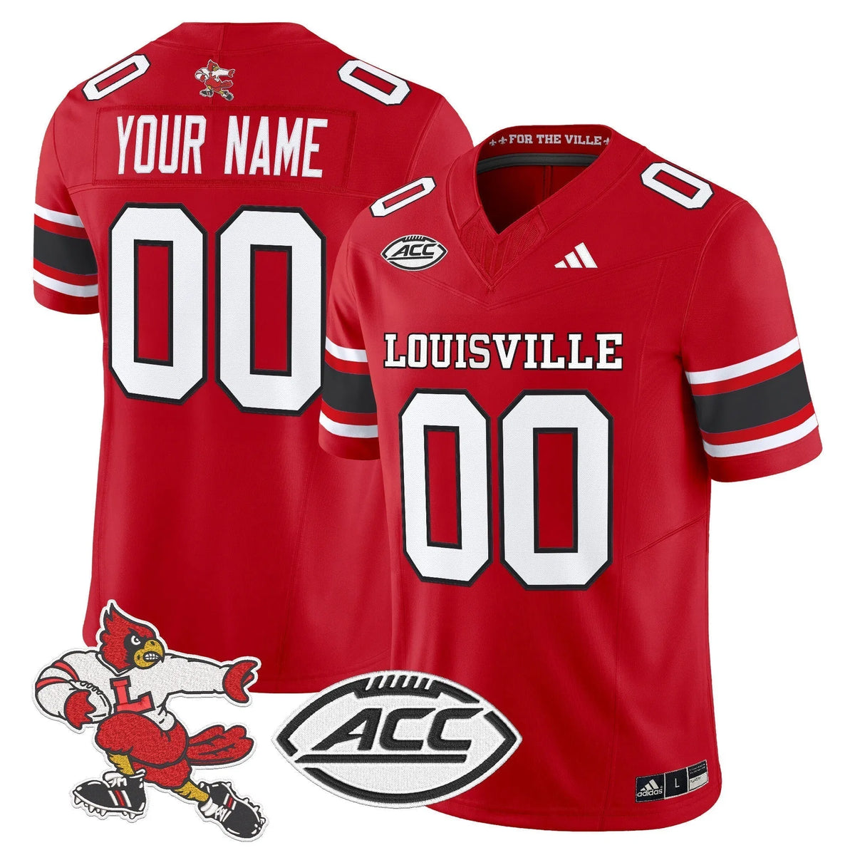Personalized LC '1980s Throwback' Vapor Limited Custom Jersey - Red Stitched