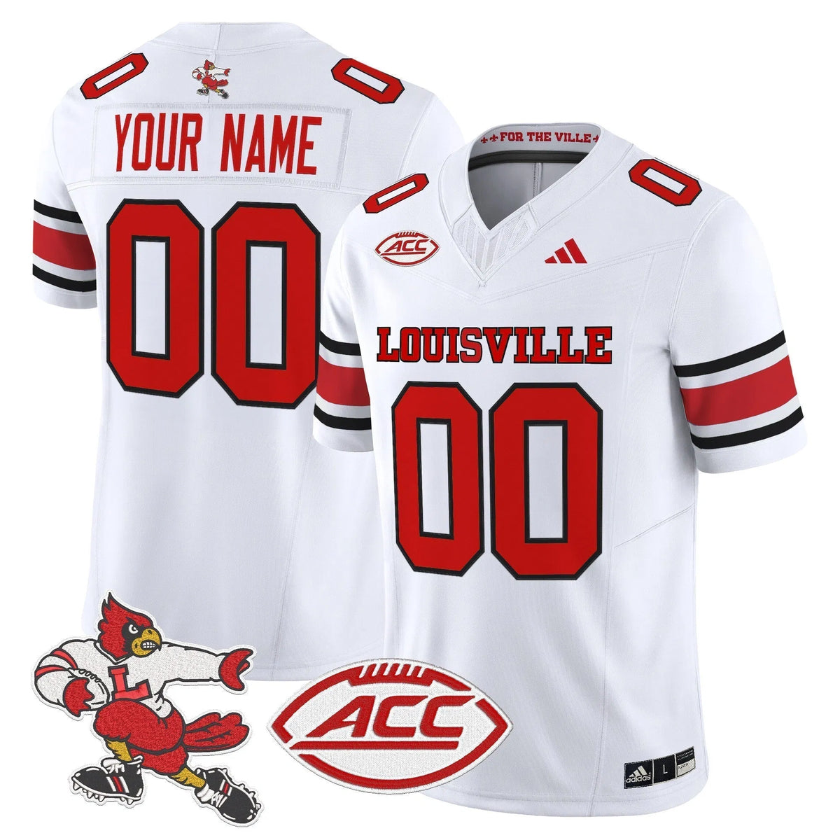 Personalized LC '1980s Throwback' Vapor Limited Custom Jersey - White Stitched